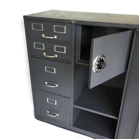 cole steel file cabinet with safe|vintage cole steel cabinet.